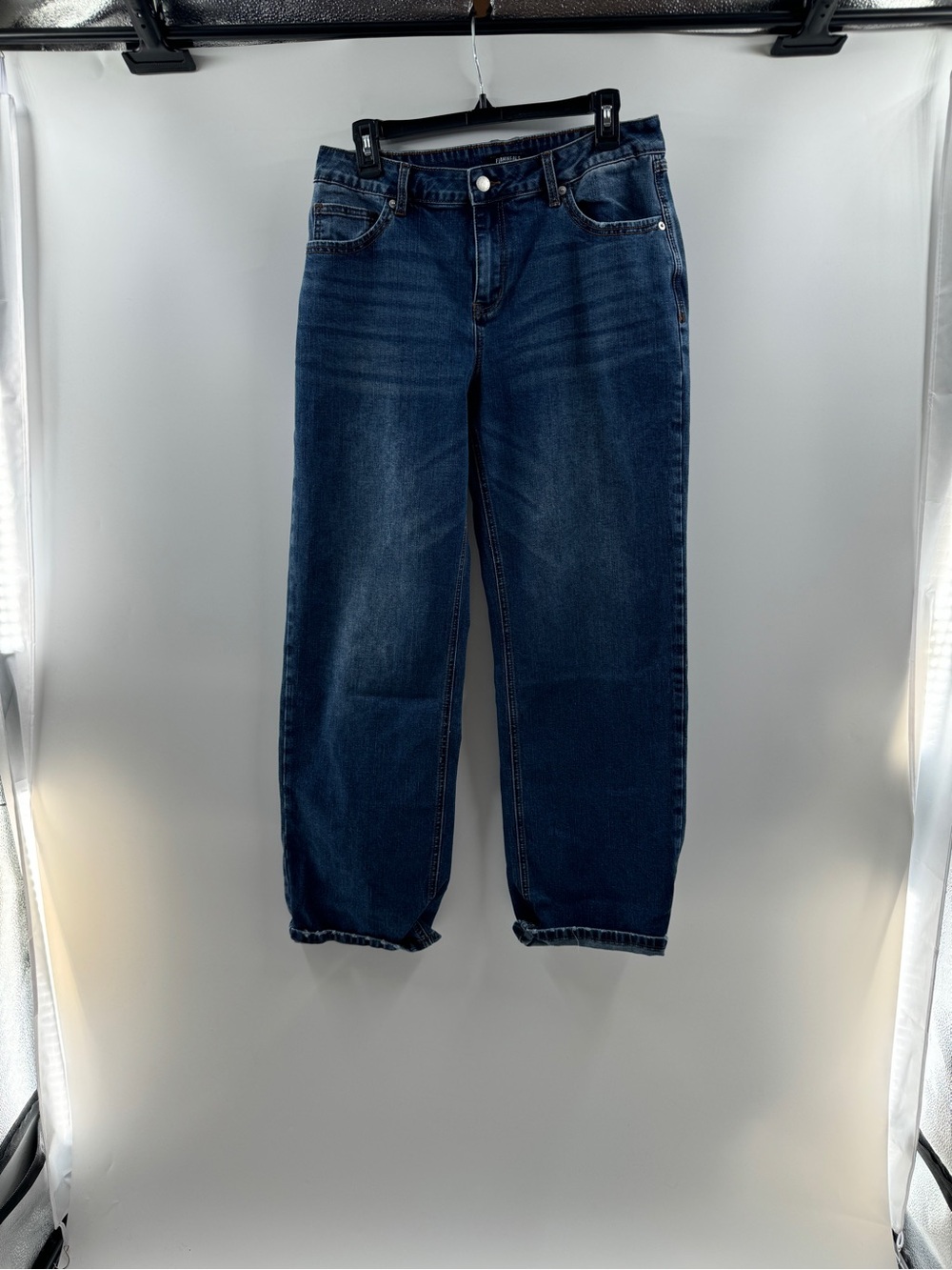Flamingals Dark Wash High Rise Straight Leg Jeans – Women’s 29 - Picture 2 of 7